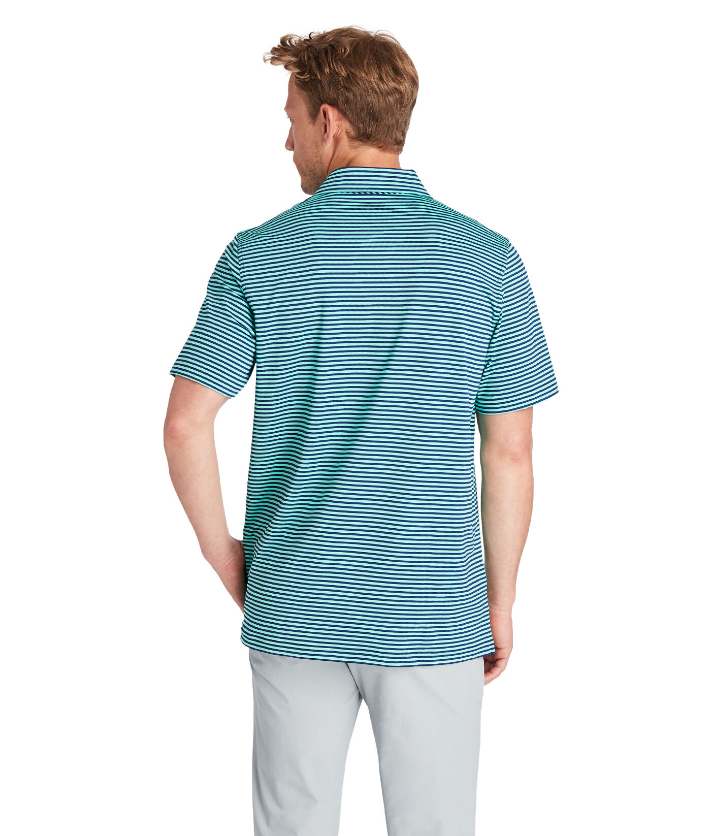 Kennedy Stripe Sankaty Performance Polo