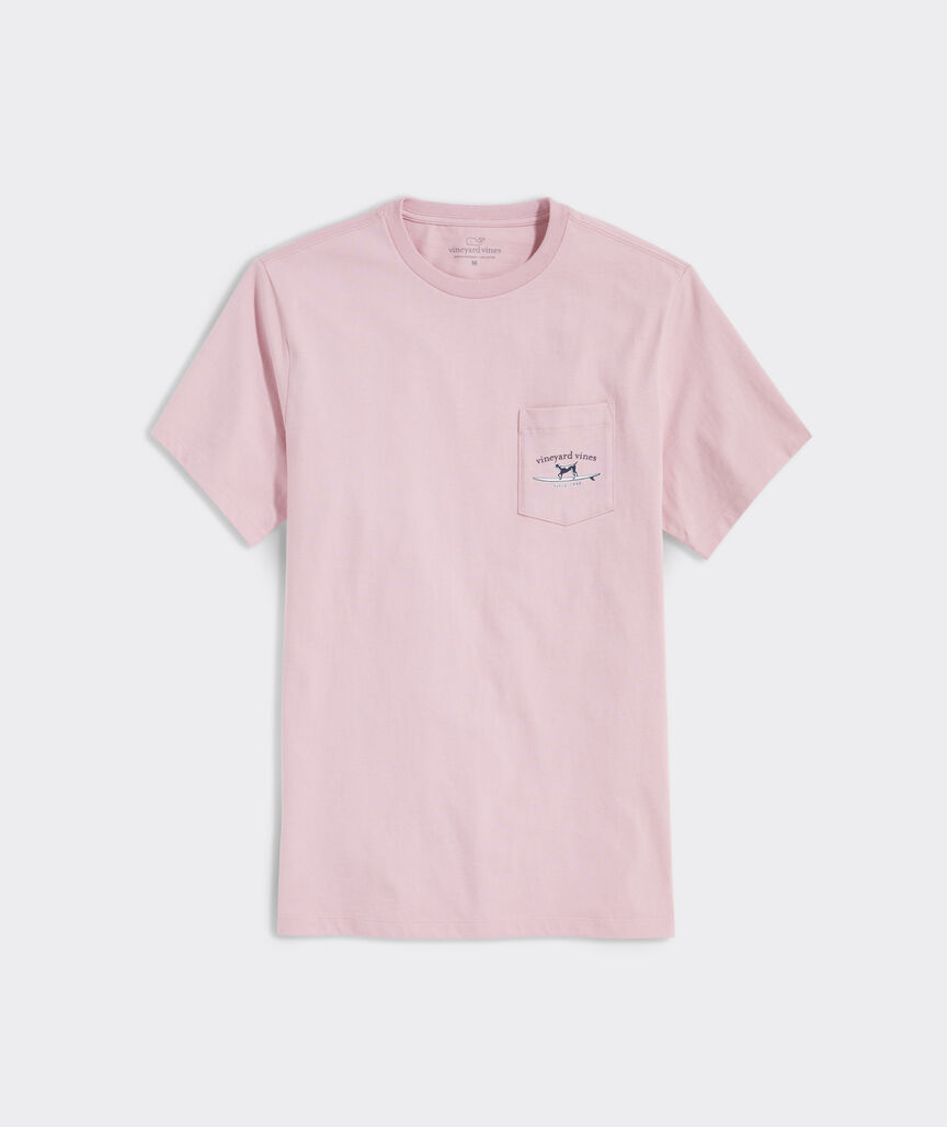 Dog Surf Logo Short-Sleeve Pocket Tee