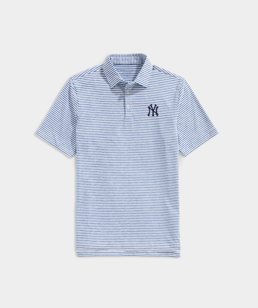 New York Yankees Winstead Stripe Sankaty Polo
