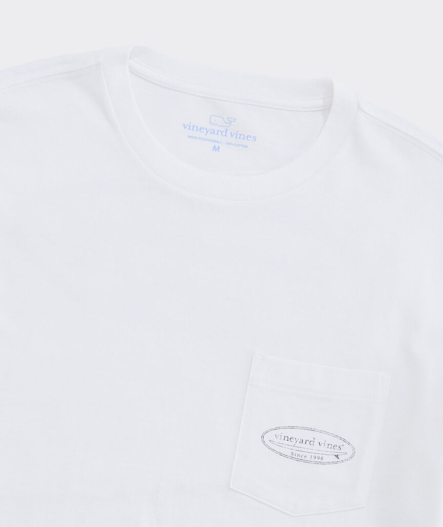 Drift-Dye Surf Logo Long-Sleeve Pocket Tee