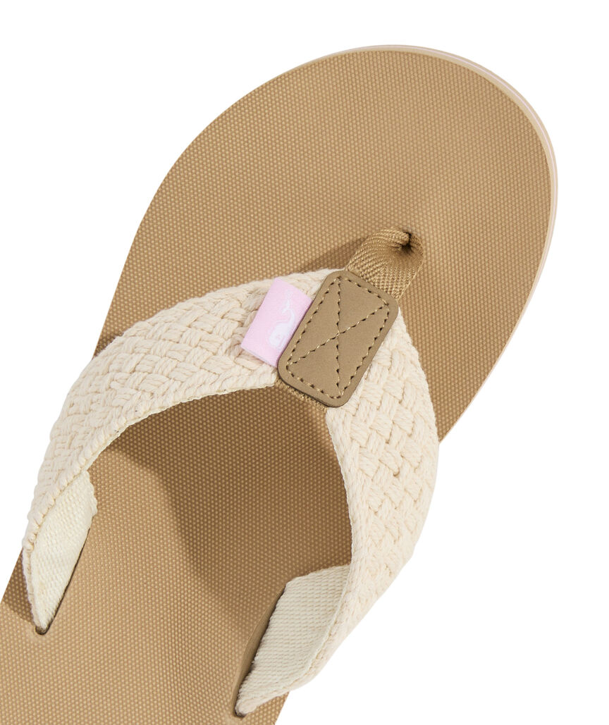 OUTLET Braided Flip Flop