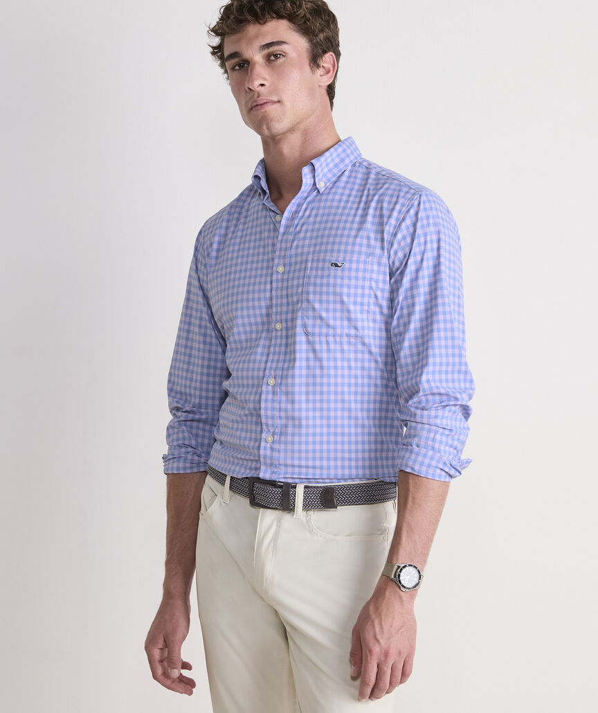 Performance Topsail Gingham Featherweight Shirt