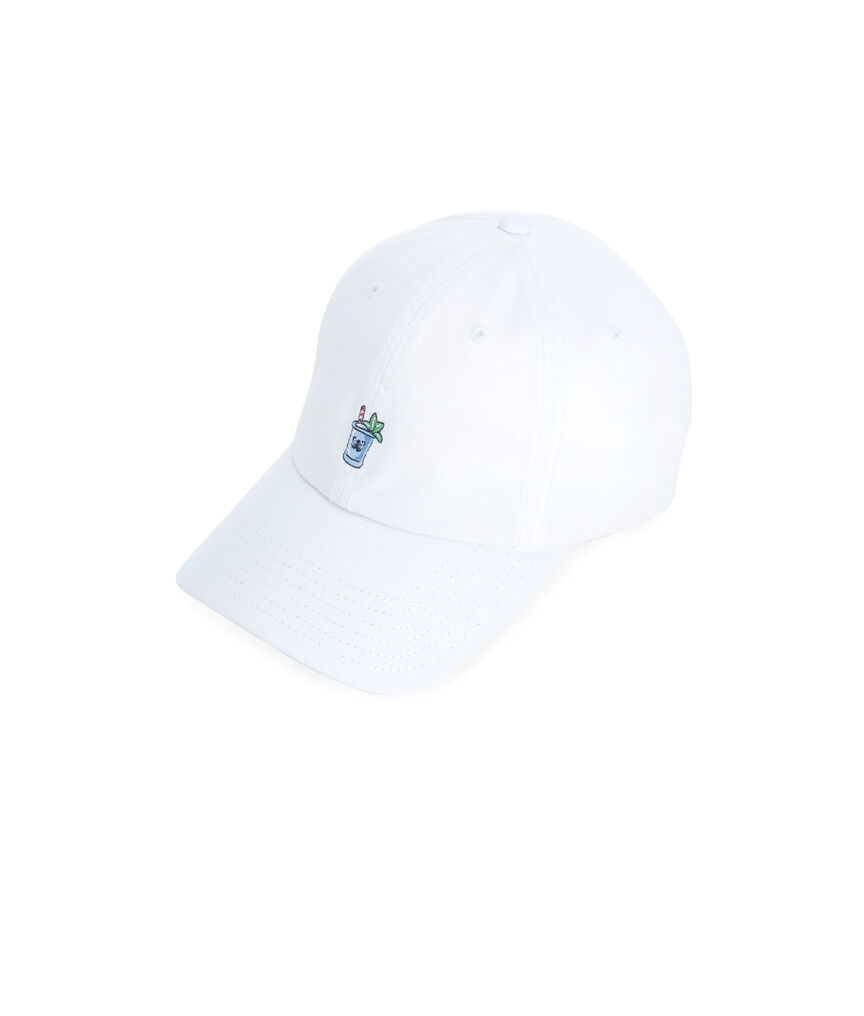 Mint Julep Icon Embroidered Twill Baseball Hat