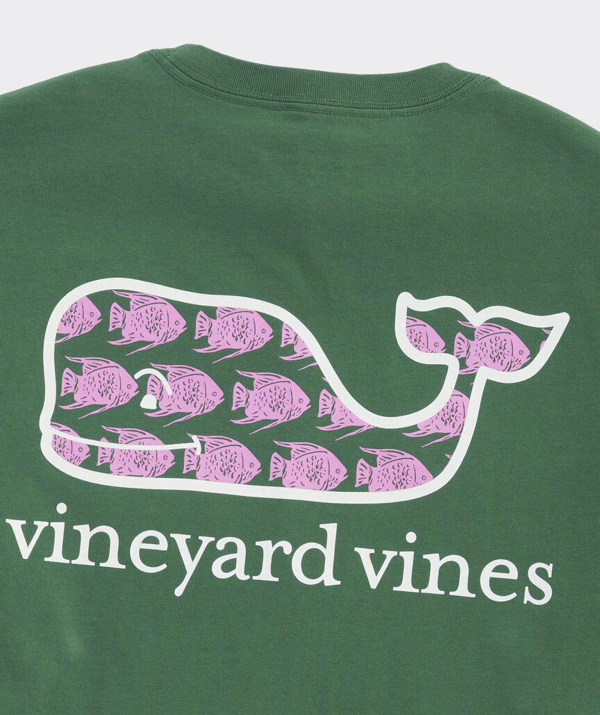 Fish Stamp Whale Short-Sleeve Tee