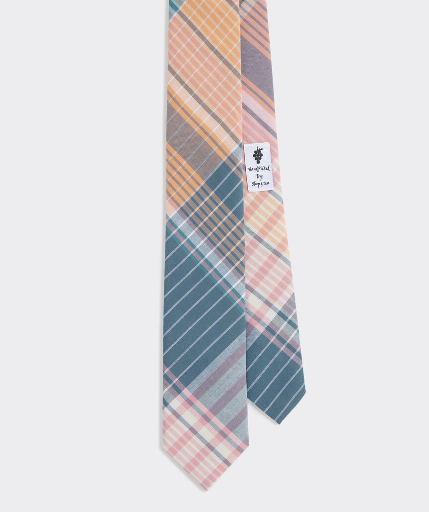 Plaid Madras Kennedy Tie