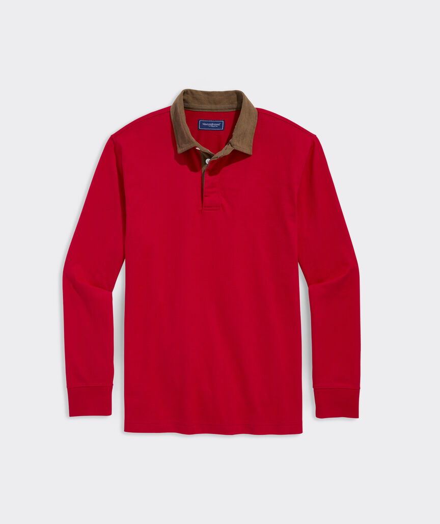 Corduroy Collar Rugby Shirt