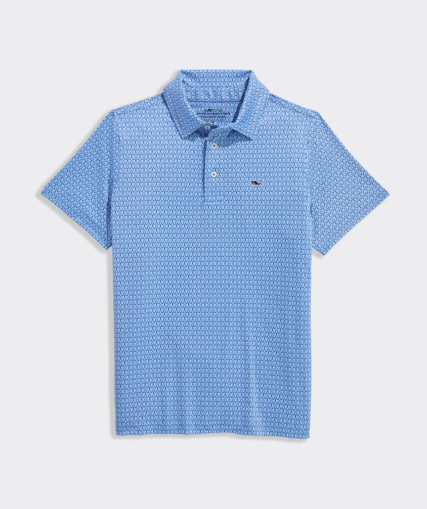 Boys' Performance Printed Sankaty Polo