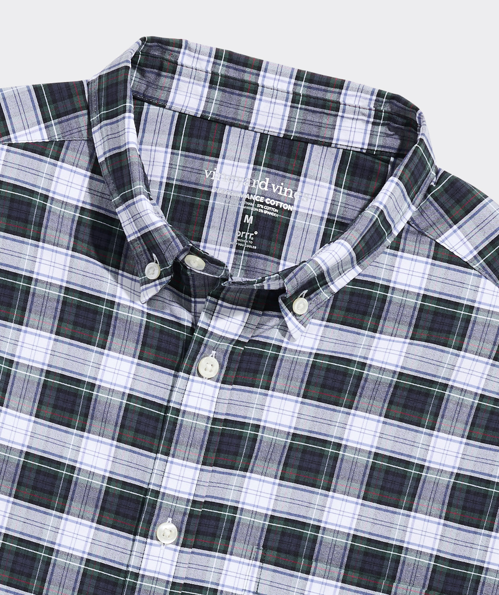 Summit Lodge Plaid Performance Cotton Shirt