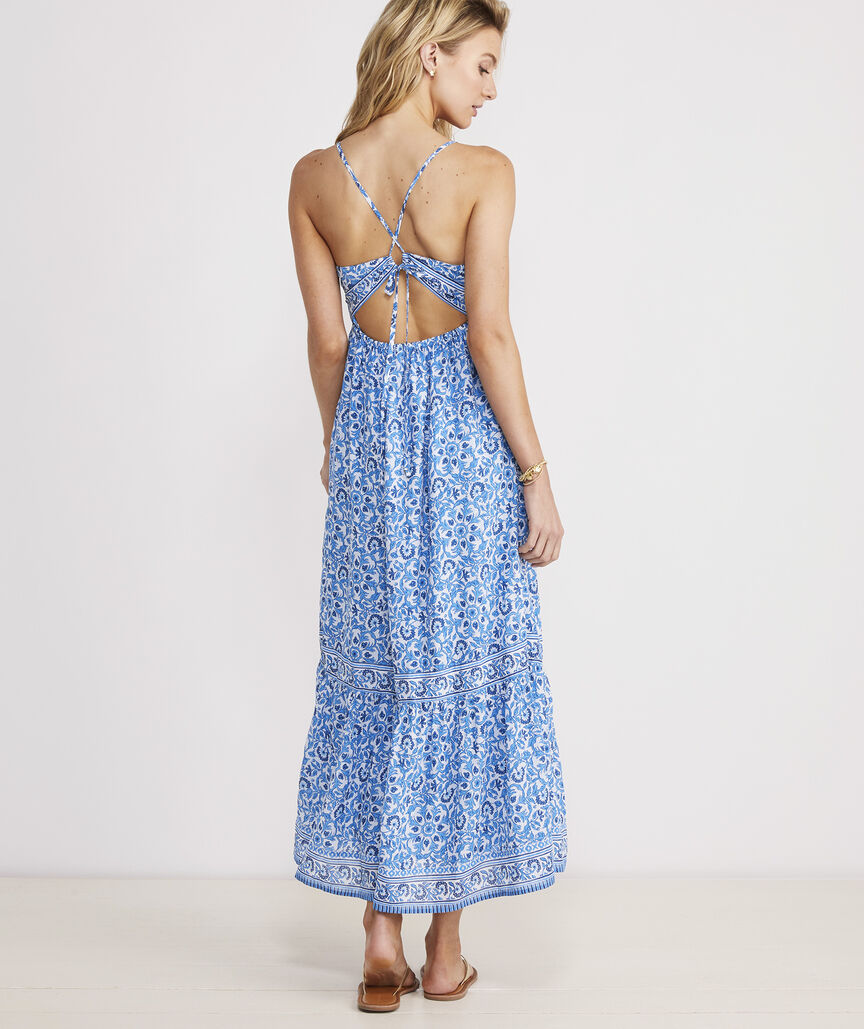 Dress Casual Maxi By Vineyard Vines In Floral Print, Size: S