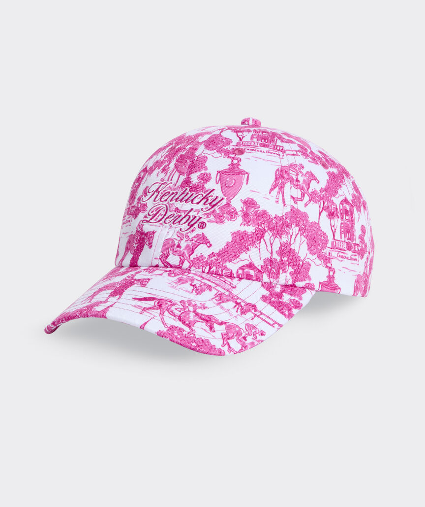 Kentucky Derby Women's Printed Baseball Hat