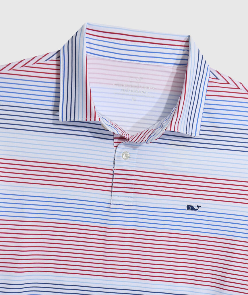 OUTLET Performance Harborview Stripe Polo