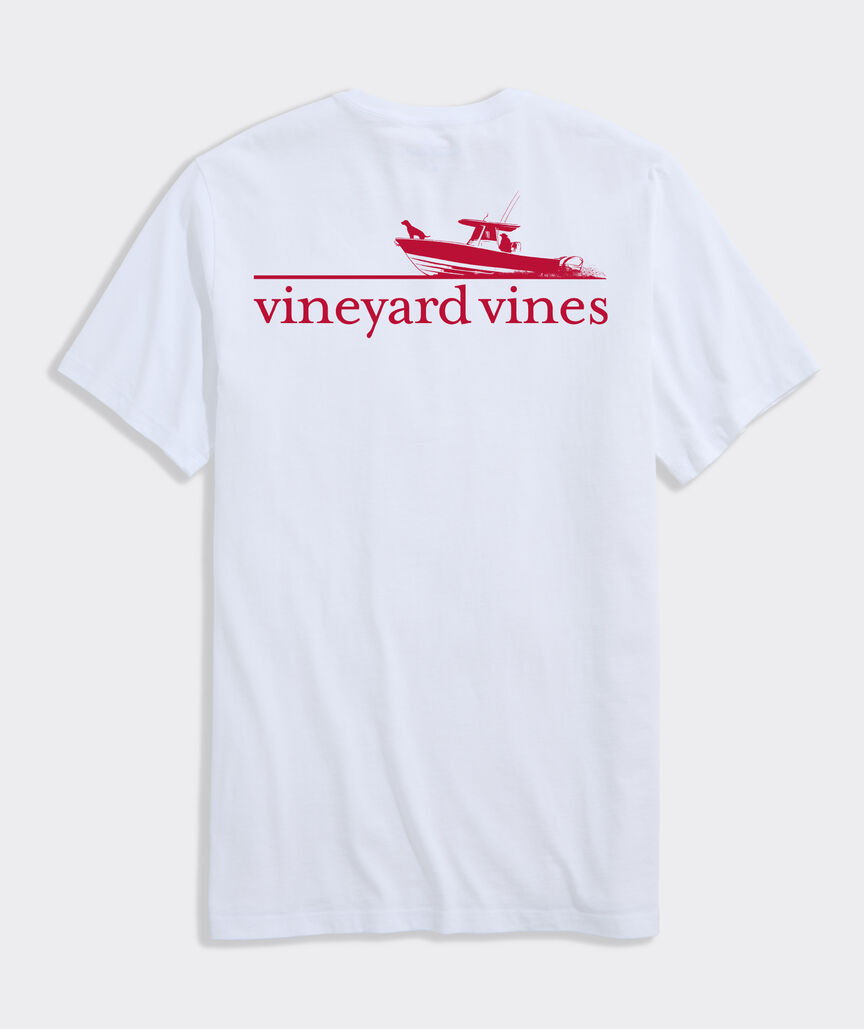 Man's Best Friend Lighthouse Red Short-Sleeve Pocket Tee