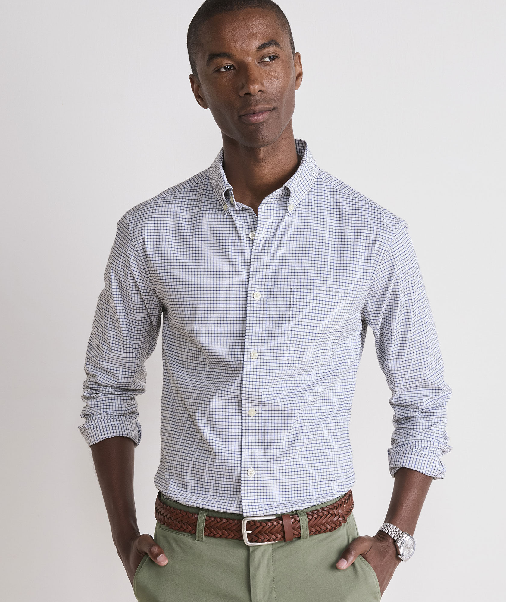 (取寄) ヴィンヤードヴァインズ メンズ アッシュ ストライプ マドラス ショート スリーブ シャツ Vineyard Vines men Ash Stripe Madras Short Sleeve Shirt Lighthouse Red 取寄) ヴィンヤードヴァインズ メンズ アッシュ ストライプ マドラス