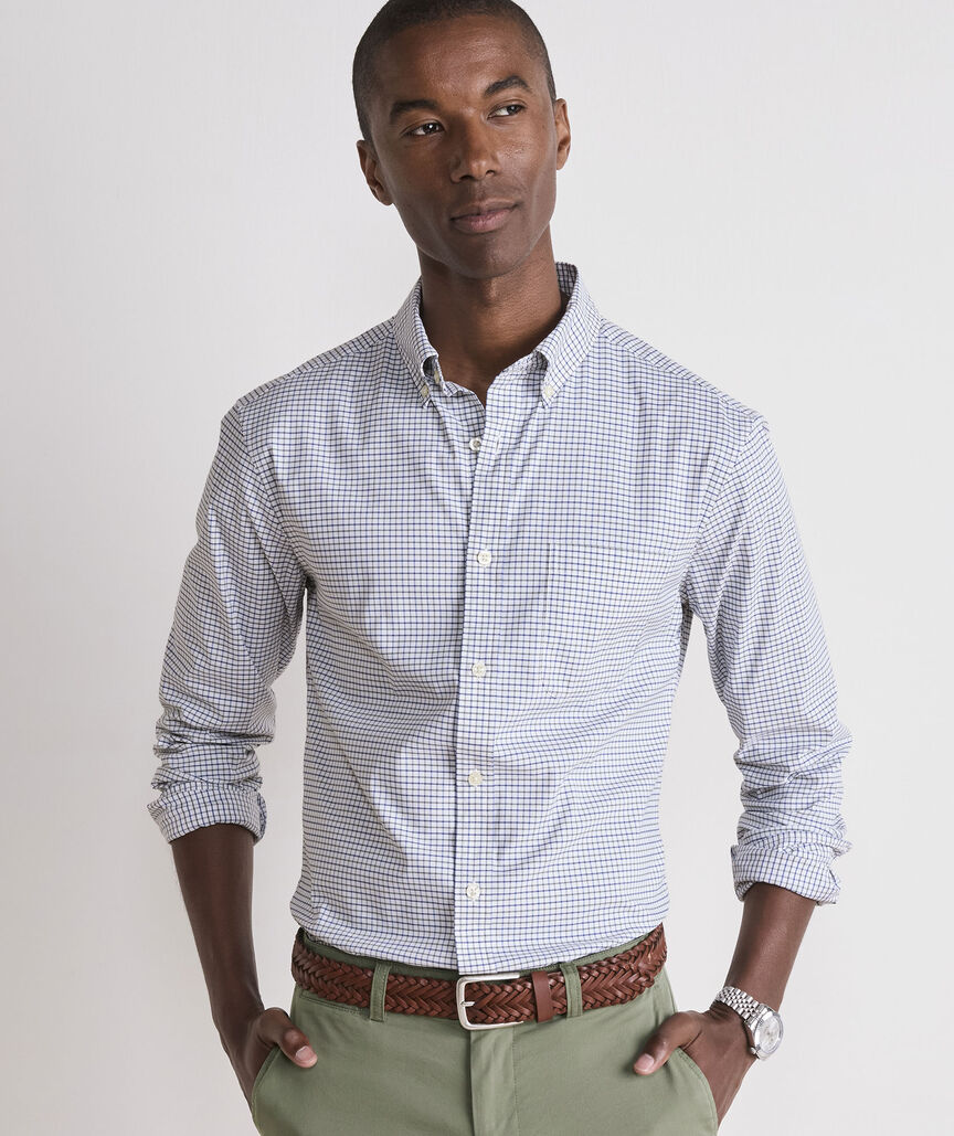 Performance Cotton Wauwinet Tattersall Shirt