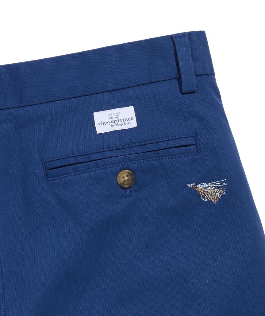 OUTLET 9 Inch Embroidered Breaker Shorts