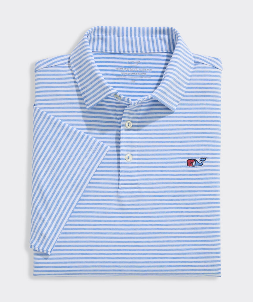 Grateful Dead x vineyard vines Performance Winstead Stripe Sankaty Polo