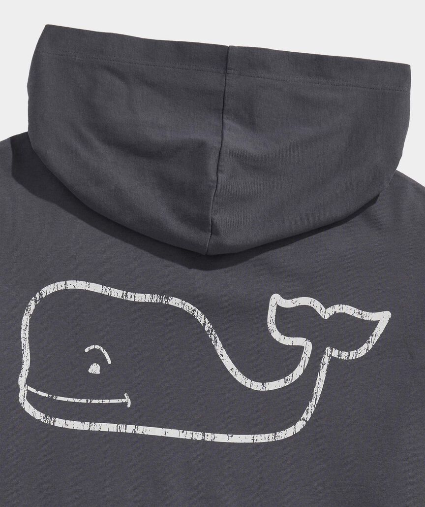 Vintage Whale Long-Sleeve Hoodie Tee