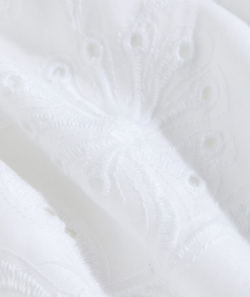 Vanessa Eyelet Shirtdress