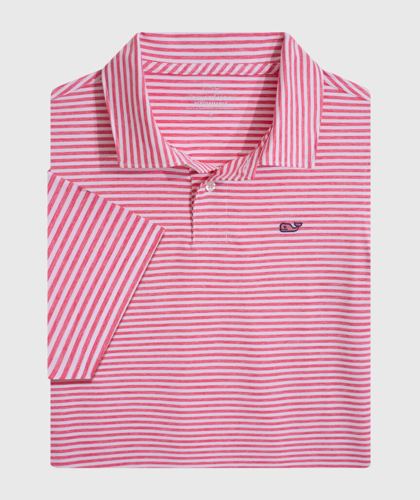 OUTLET Boys' Winstead Stripe Performance Polo