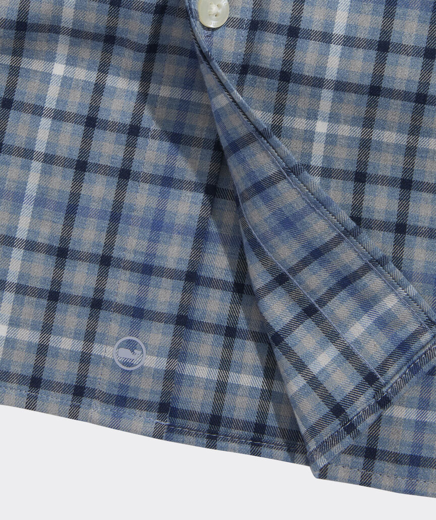 Performance Brushed Tech Twill Madaket Tattersall Shirt