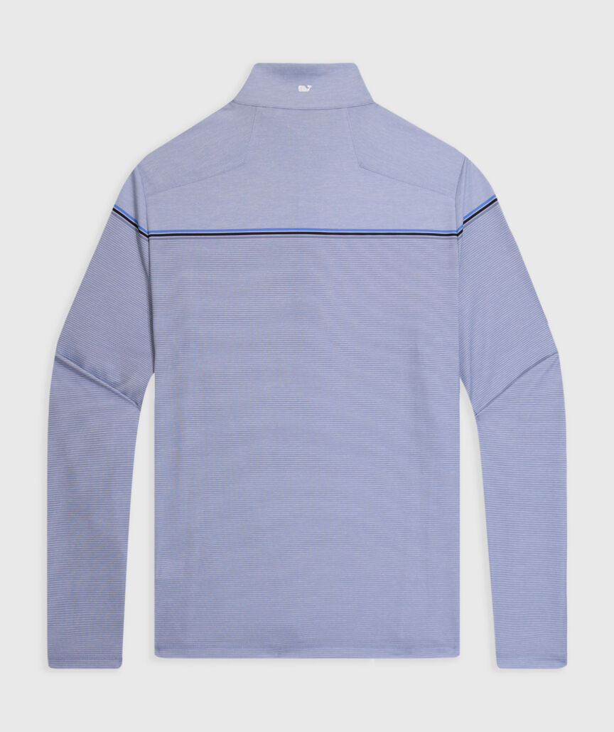 OUTLET Striped Performance Half-Zip