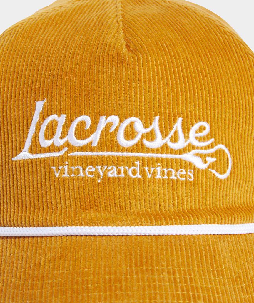 Lacrosse Logo Corduroy 5-Panel Hat