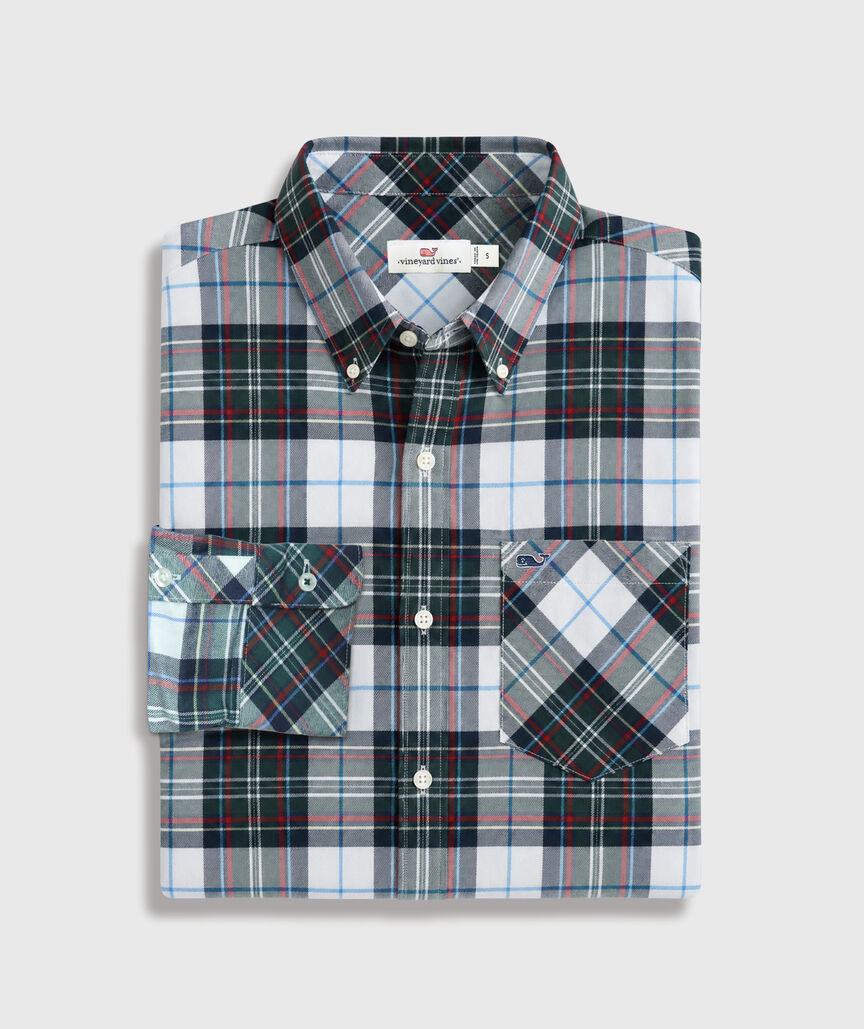 OUTLET Relaxed Flannel Button-Down