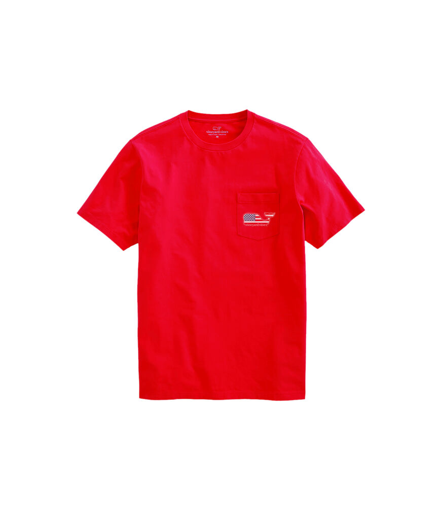 OUTLET VV Americana Whale Short-Sleeve Pocket Tee