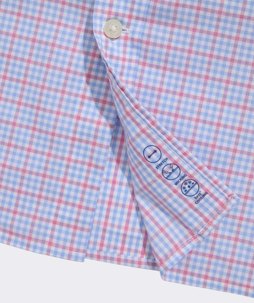 Performance Cotton Catamaran Check Shirt