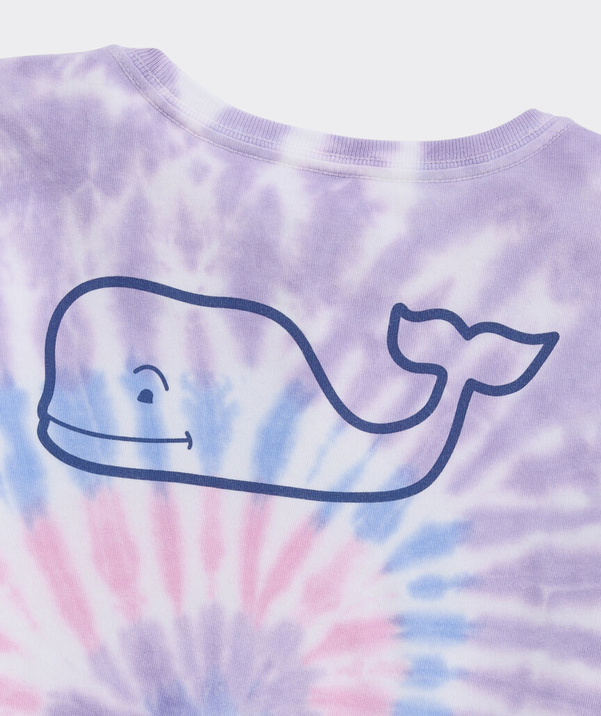 Girls' Whale Swirl Tie-Dye Short-Sleeve Tee