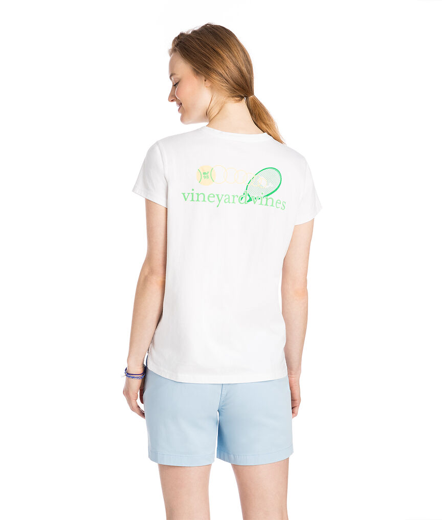 Tennis Rally Relaxed Pocket Tee