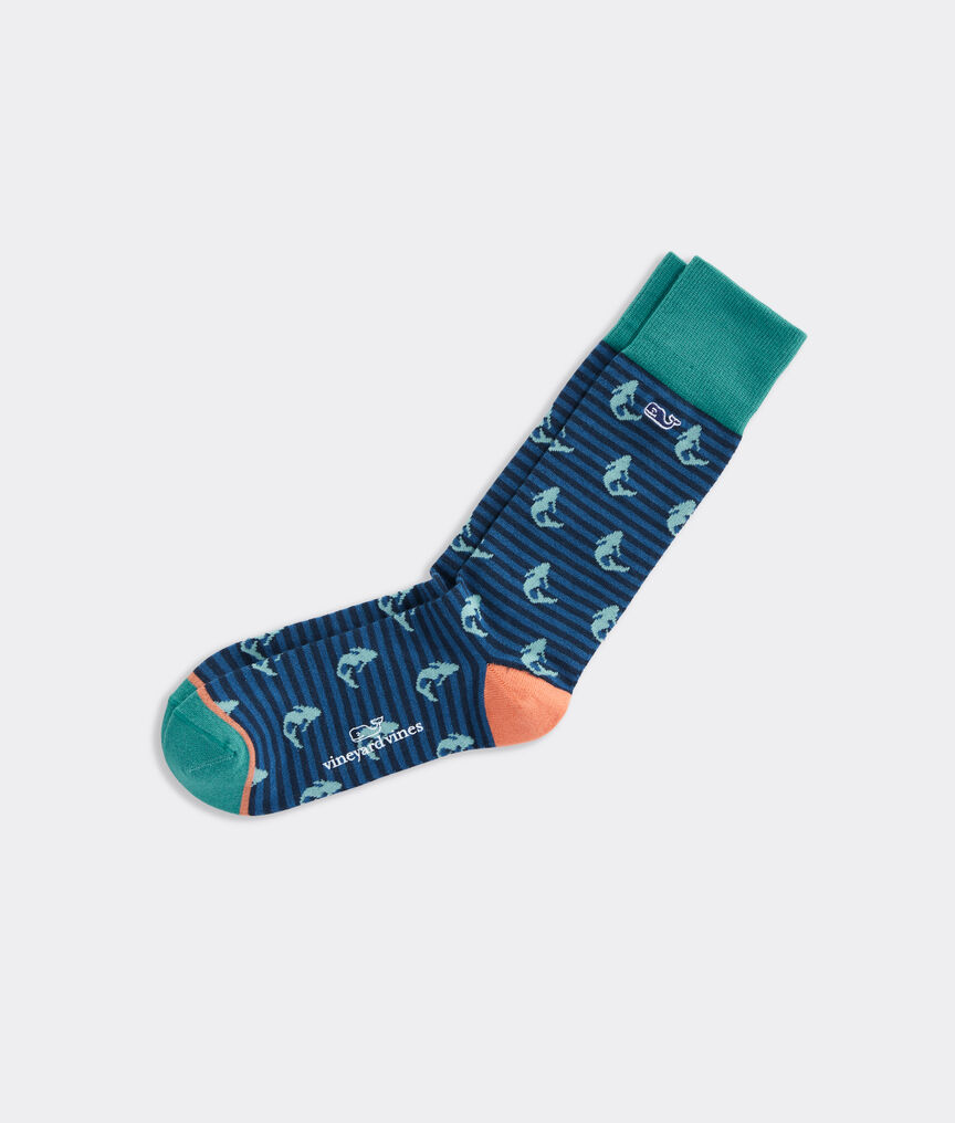 Striped Mermaid Icon Socks
