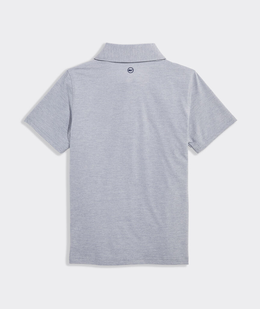 OUTLET Boys' Martha's Vineyard Performance St. Jean Stripe Sankaty Polo