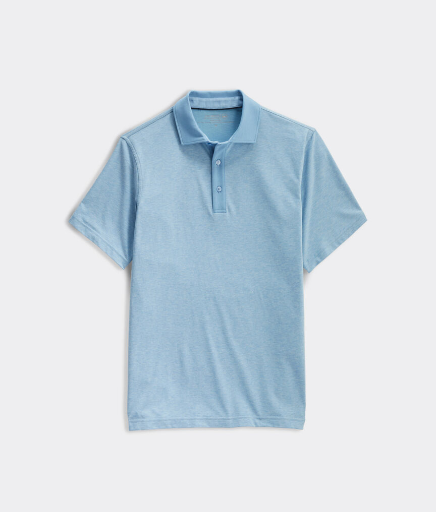 Heathered Solid Polo