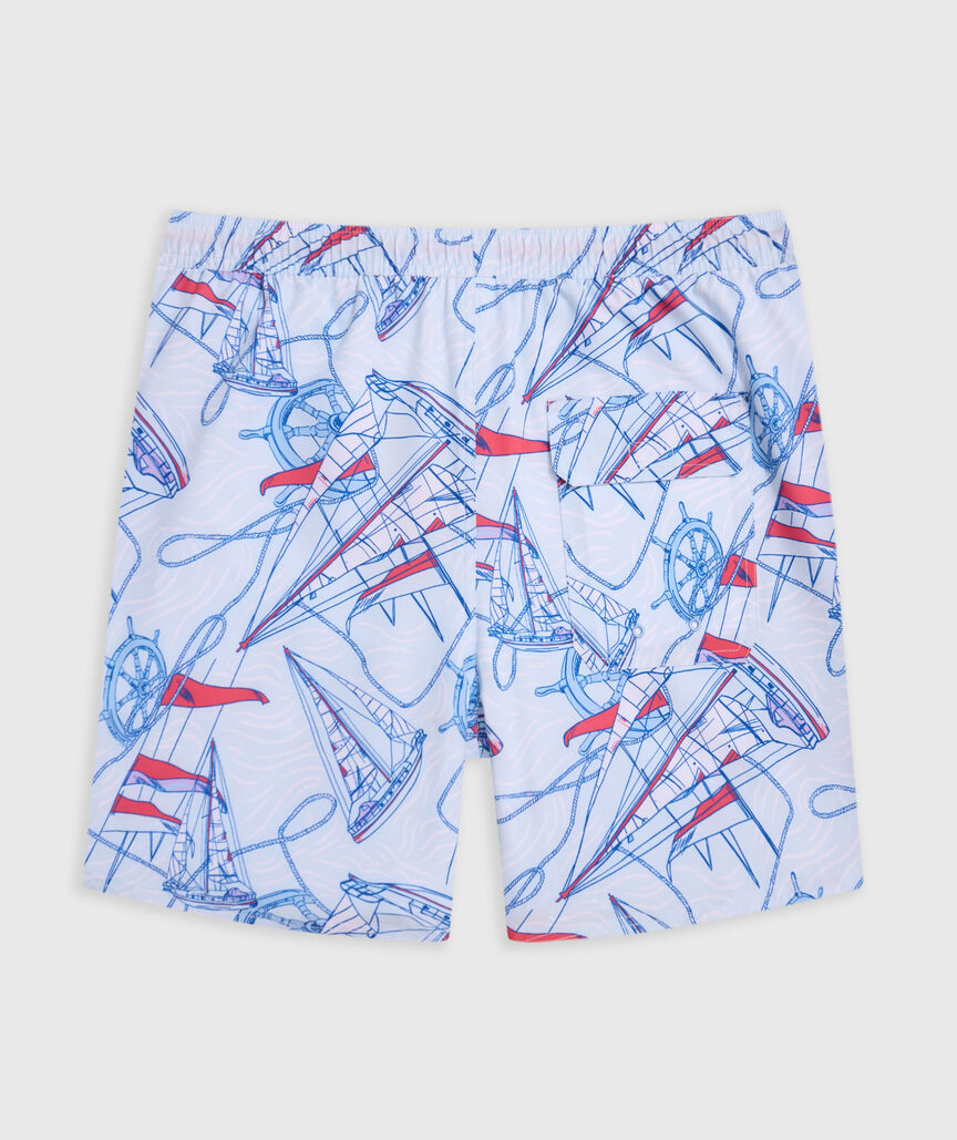 OUTLET 7 Inch Rope Sailing Chappy Swim Trunks