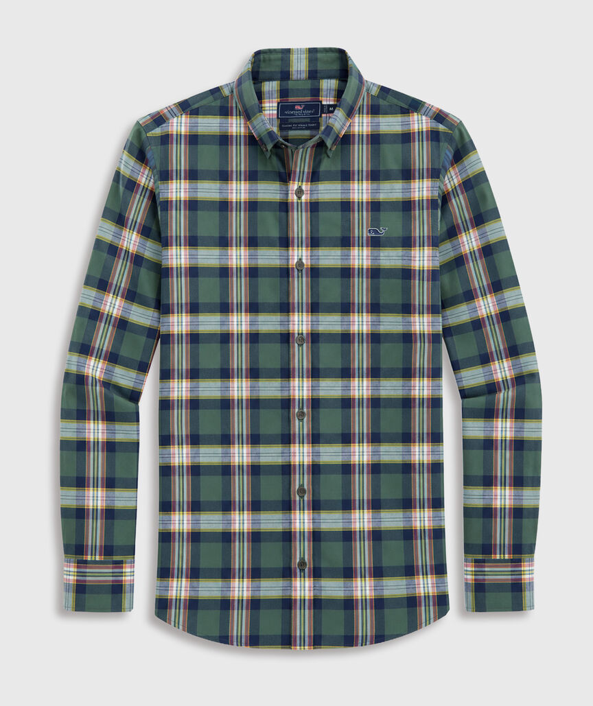 OUTLET Flannel Plaid Shirt