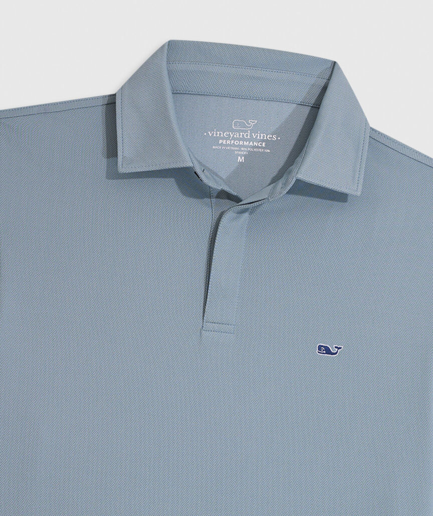 OUTLET Performance Herringbone Polo