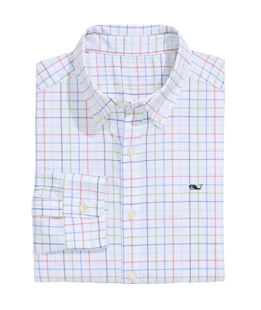 OUTLET Performance Nylon Check Shirt