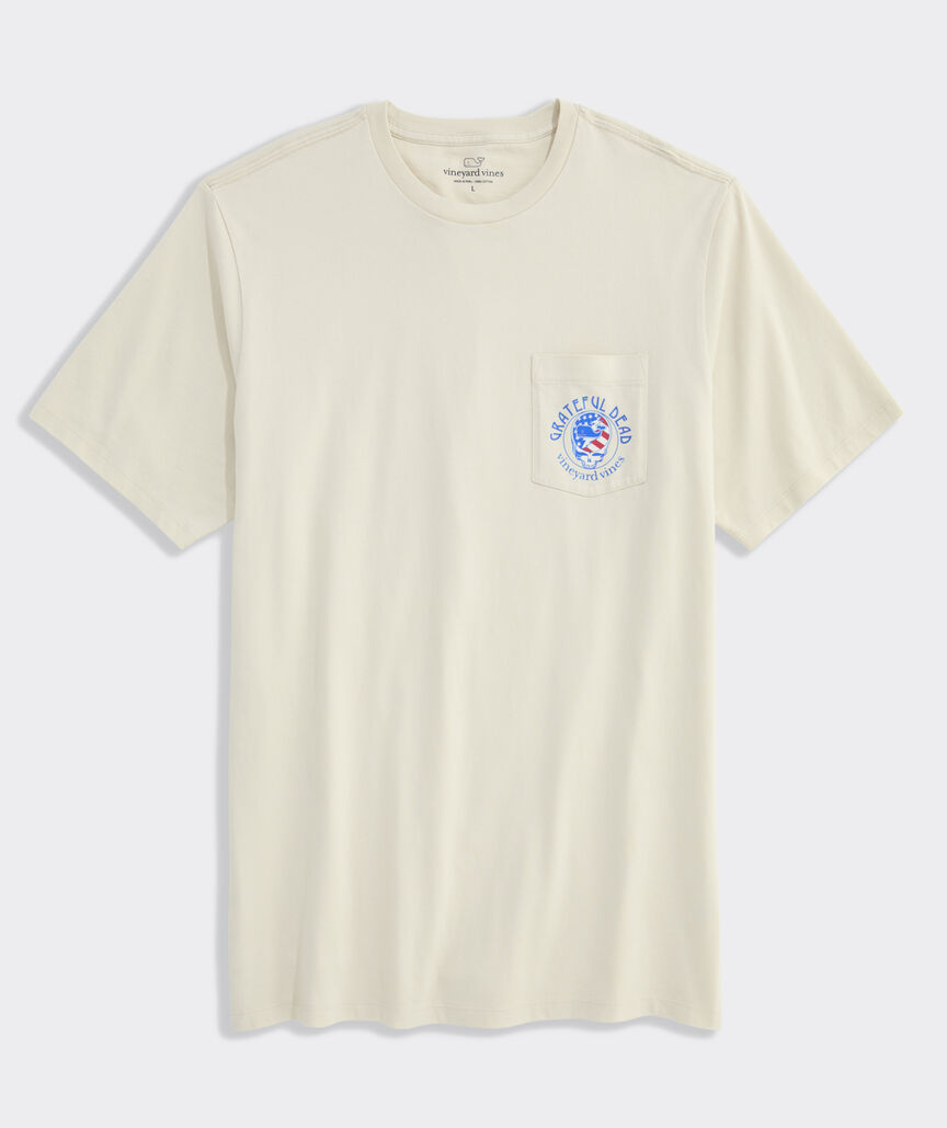 Grateful Dead x vineyard vines USA Sail Short-Sleeve Pocket Tee