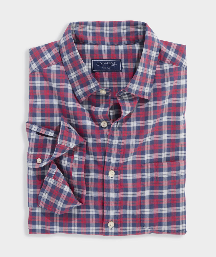 Overlook Plaid Cotton Madras Shirt