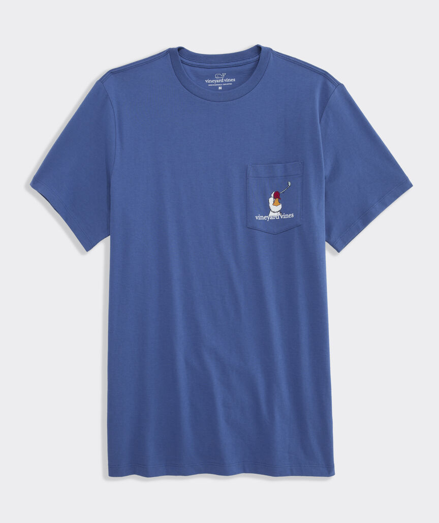 Golfing Duck Short-Sleeve Pocket Tee
