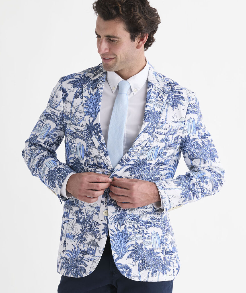Keys To Escape Linen Greenwich Sport Coat