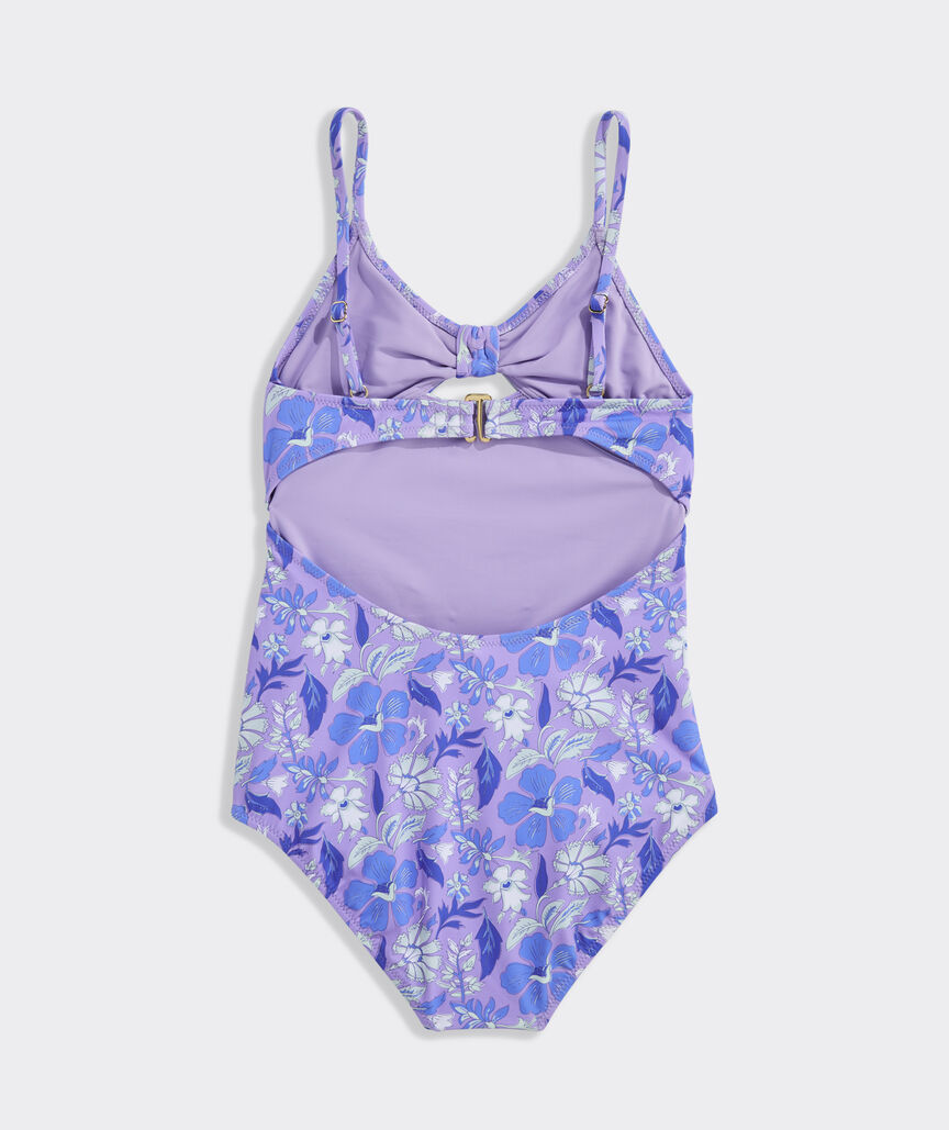 Girls' Tie Front One-Piece