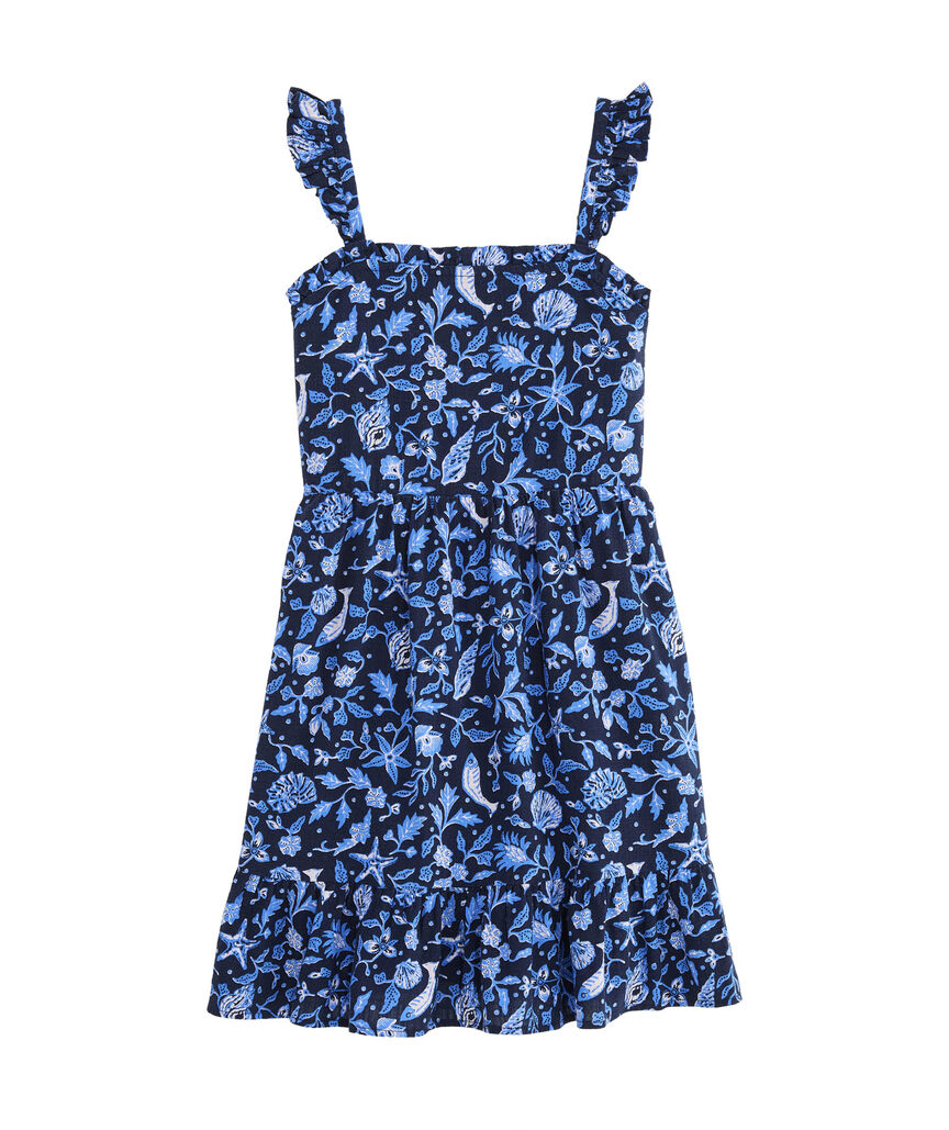 OUTLET Girls' Camila Print Ruffle Dress