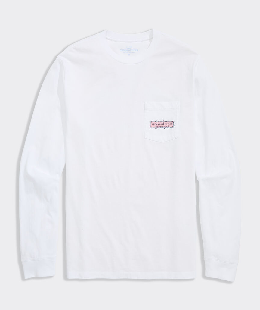 String Lights Pups Logo Box Long-Sleeve Pocket Tee