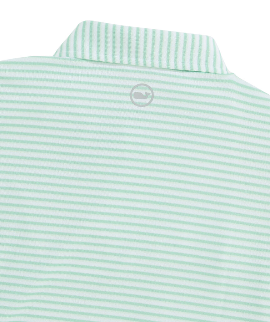 OUTET Performance South Carolina Striped Pique Polo