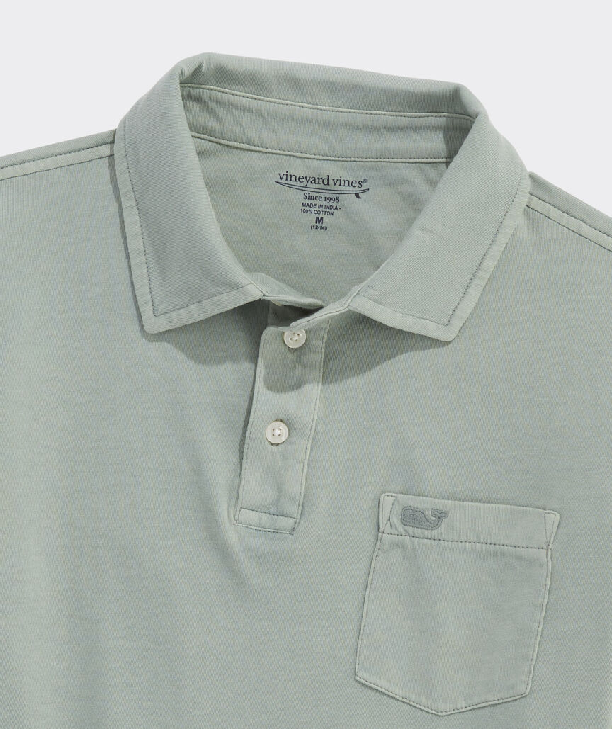 Boys' Long-Sleeve Surf Polo