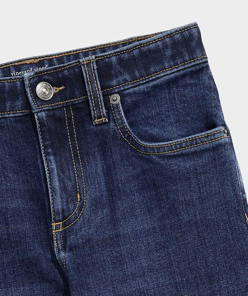 Boys' Slim Straight Indigo Jeans