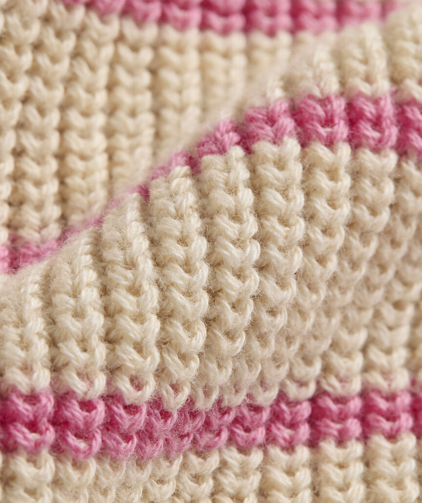 Ribbed Button-Collar Sweater