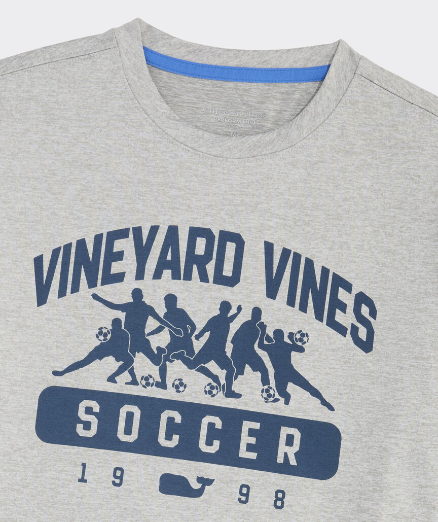 Boys' Soccer Players Short-Sleeve Harbor Sun Performance Tee